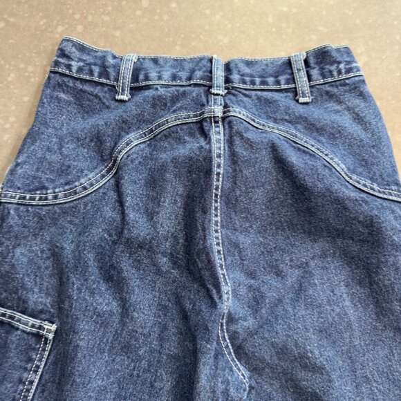 John Galt Dark Blue Straight Leg Jeans - Picture 8 of 11